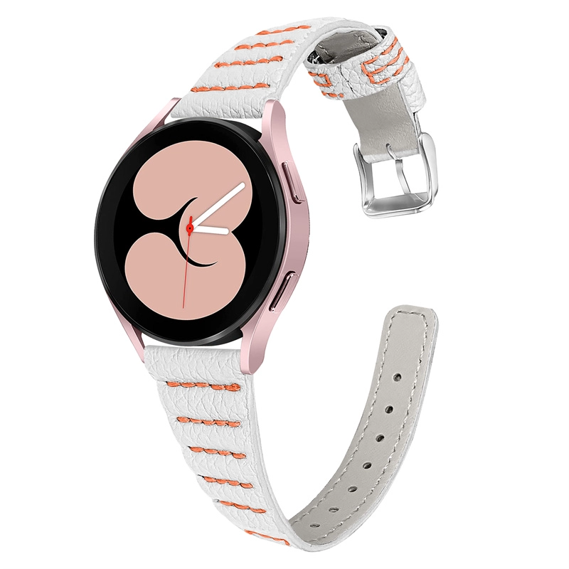 CBSGW-03 Trendybay Manufacturer Wholesale Genuine Leather Watchband For Samsung Galaxy Watch4 44mm 40mm 42mm 46mm