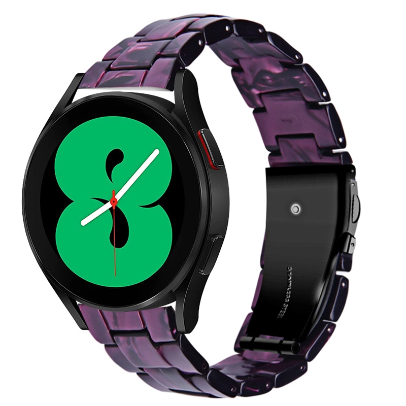 CBSGW-06 Colorful Resin Wrist Strap Watch Band For Samsung Galaxy Watch 5 Pro 40mm 44mm
