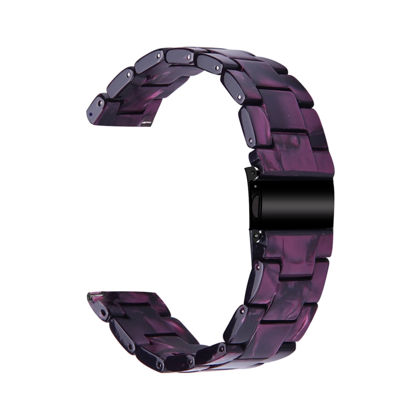 CBSGW-06 Colorful Resin Wrist Strap Watch Band For Samsung Galaxy Watch 5 Pro 40mm 44mm