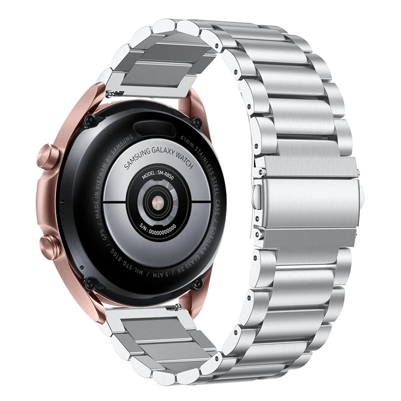 CBSGW-08 Trendybay Stałe Zegarek ze zegarek ze stali nierdzewnej Metalowy pasek do Samsung Galaxy Watch4 40mm 44mm Watch4 Classic 42mm 46mm