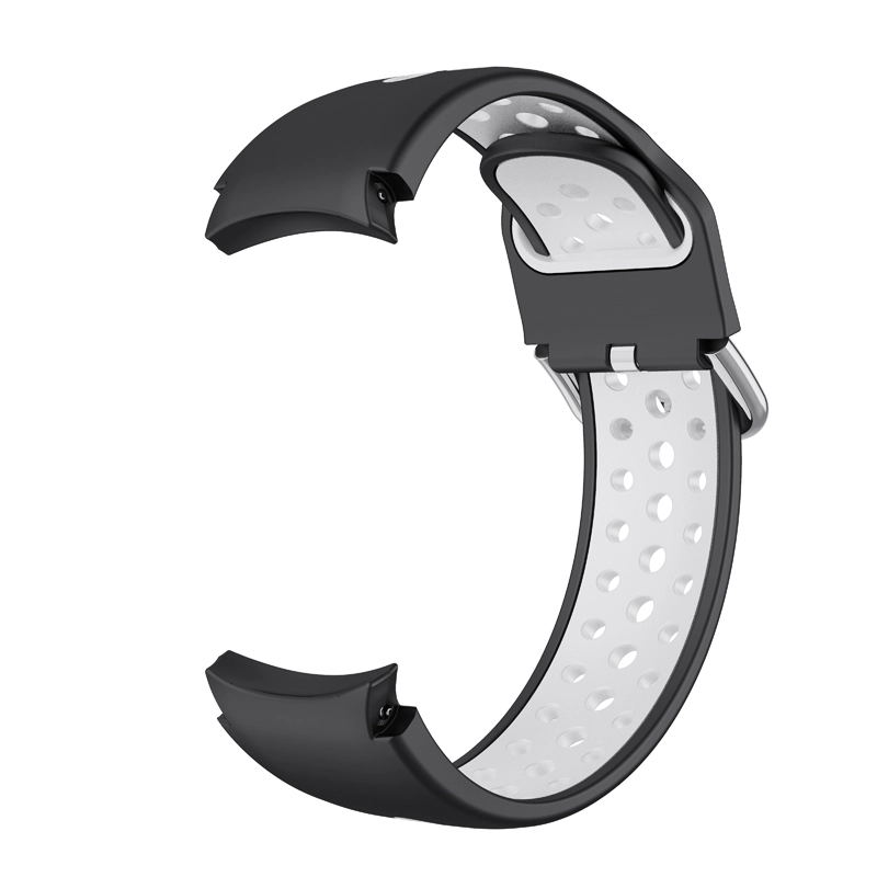CBSGW-16 듀얼 컬러 스포츠 실리콘 고무 시계 스트랩 웨이브 밴드를위한 Samsung Galaxy Watch 5 40mm 44mm Pro