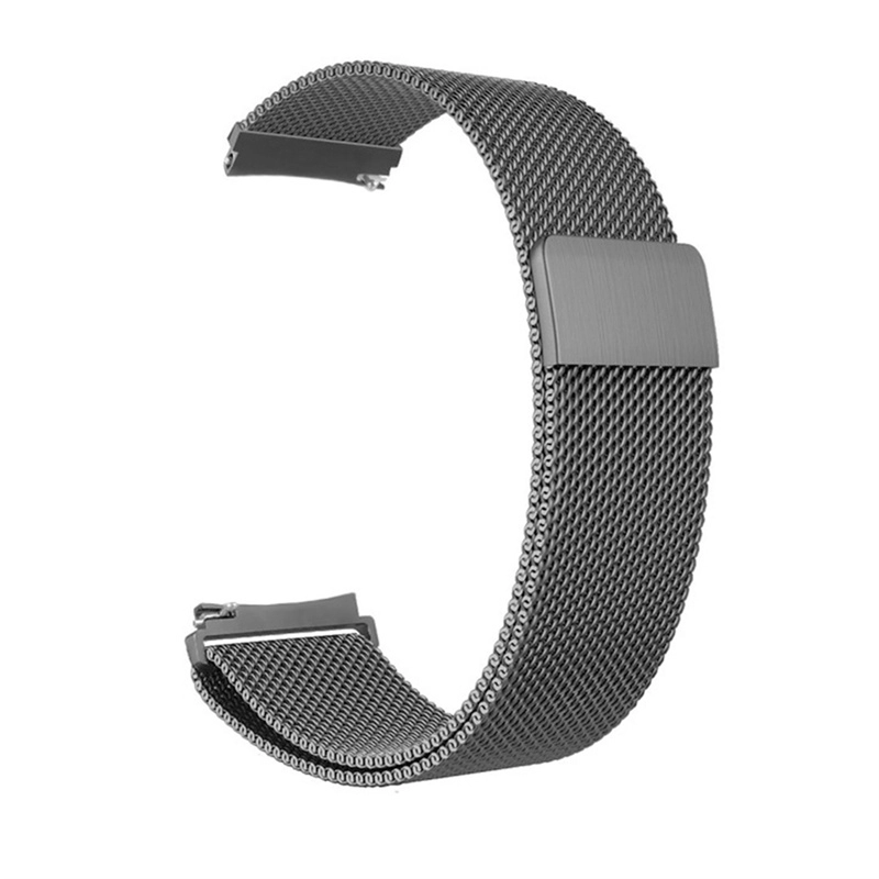 CBSGW-21 Manyetik Paslanmaz Çelik Metal Milanese Döngü Kayışı Samsung Galaxy Watch4 için 40mm 44mm 42mm 46mm