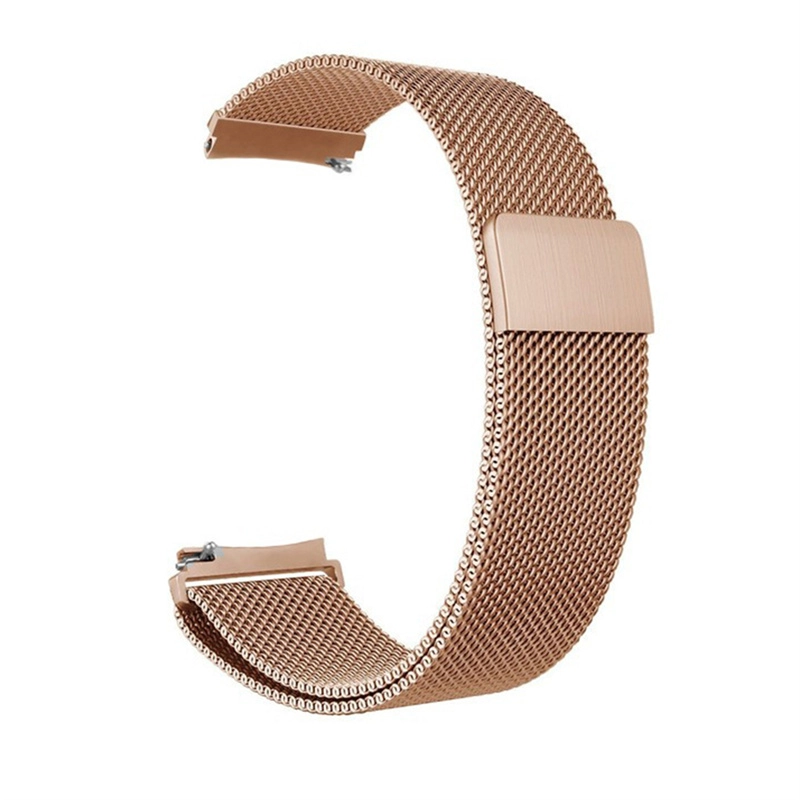 CBSGW-21 Manyetik Paslanmaz Çelik Metal Milanese Döngü Kayışı Samsung Galaxy Watch4 için 40mm 44mm 42mm 46mm