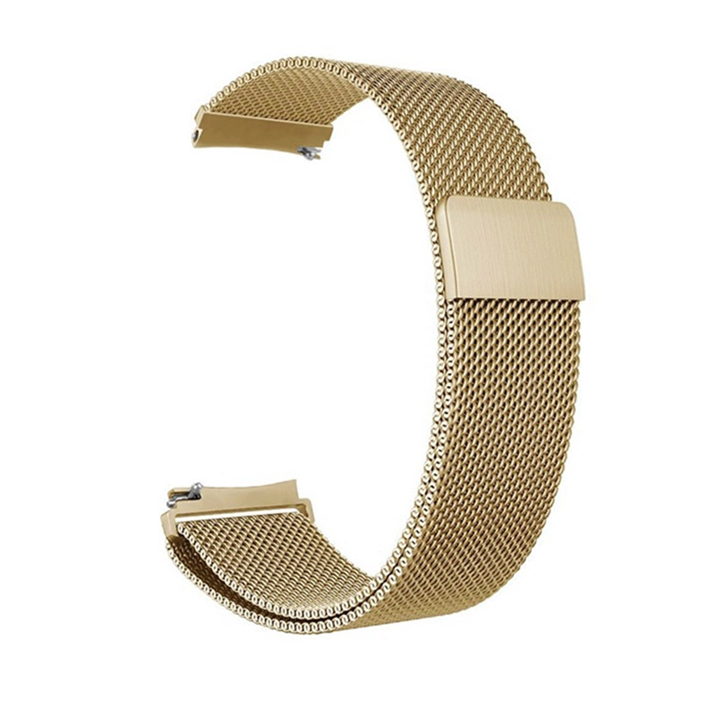 CBSGW-21 Manyetik Paslanmaz Çelik Metal Milanese Döngü Kayışı Samsung Galaxy Watch4 için 40mm 44mm 42mm 46mm