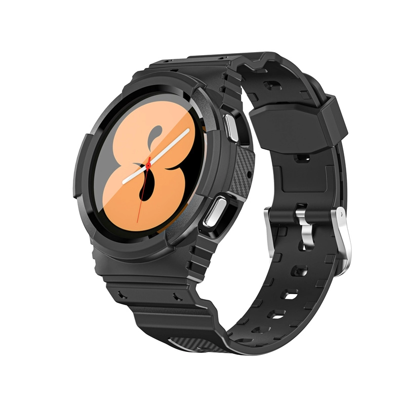 CBSGW-23 Sport TPU-Uhr-Wickelbänder für Samsung Galaxy-Uhr 4 40mm 44mm mit Schutzhülle