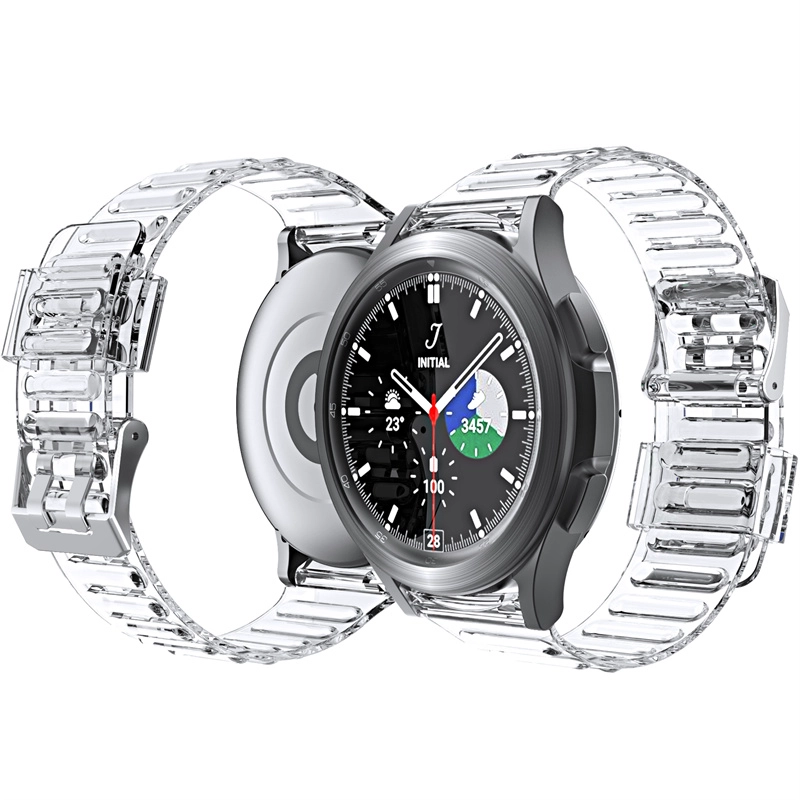 CBSGW-26 Transparant Clear TPU polsbandje Watch Band voor Samsung Galaxy Watch 5 44mm 40mm Watch5 Pro smartwatch