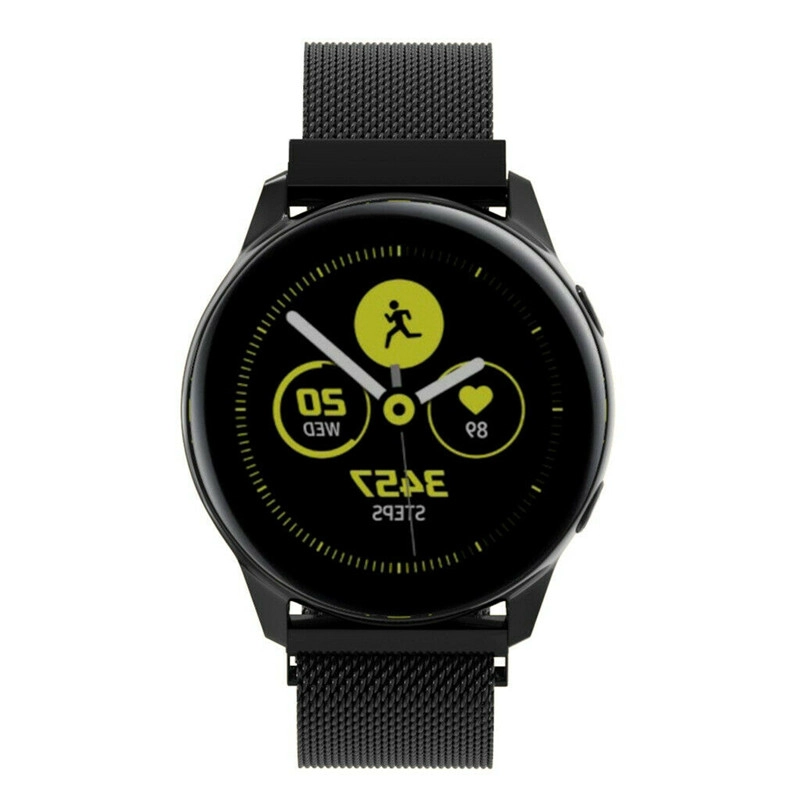 CBSW17 Correa de reloj milanesa de acero inoxidable Lopp para Samsung Galaxy Watch Active