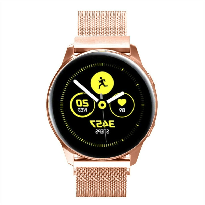 CBSW17 Correa de reloj milanesa de acero inoxidable Lopp para Samsung Galaxy Watch Active