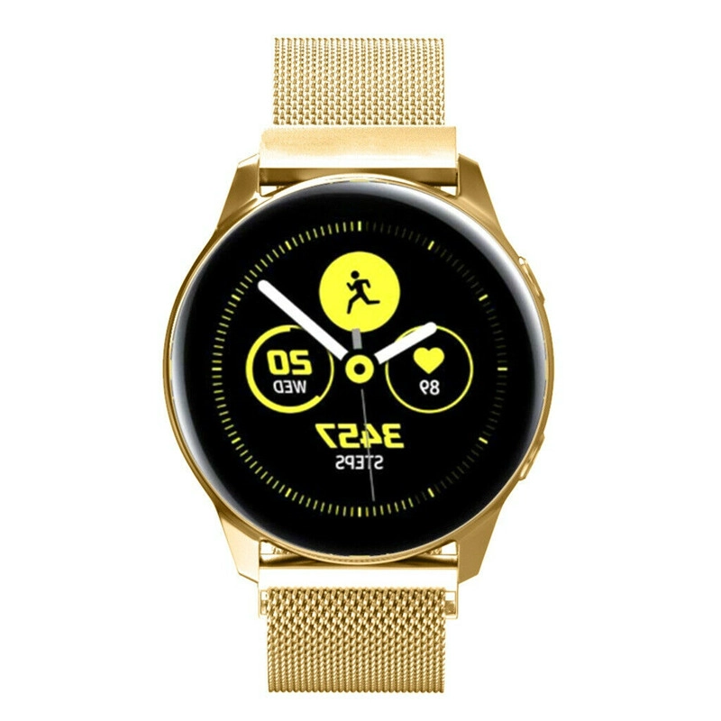 CBSW17 Correa de reloj milanesa de acero inoxidable Lopp para Samsung Galaxy Watch Active