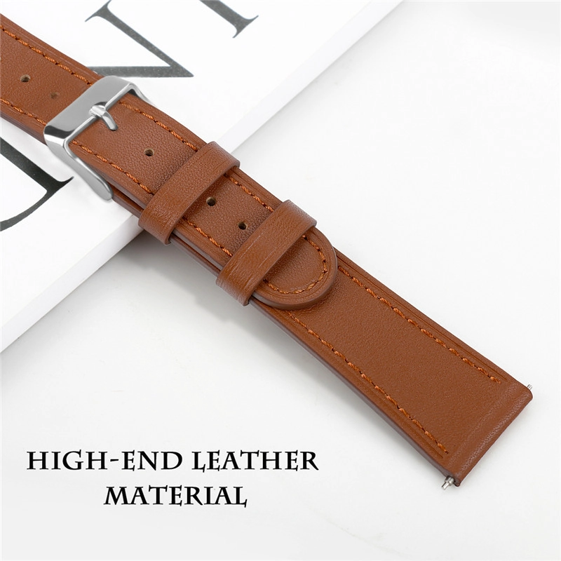 CBSW28 Floral Printed Genuine Leather Watch Band For Samsung Galaxy Watch Active