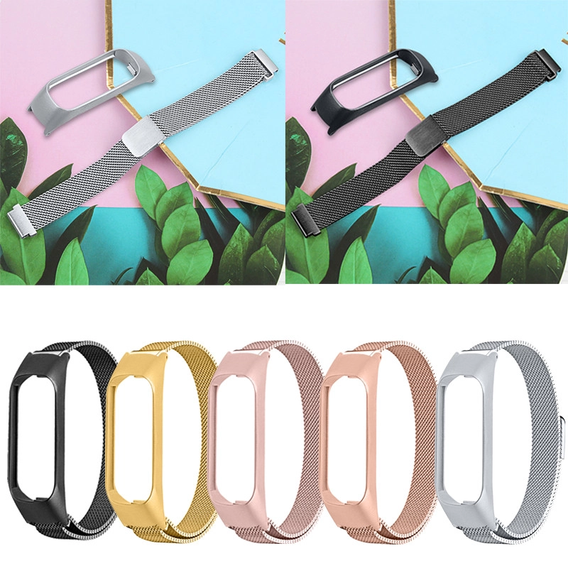 CBSW38 Banda de reloj magnética milanesa Loop para Samsung Galaxy Fit E R375