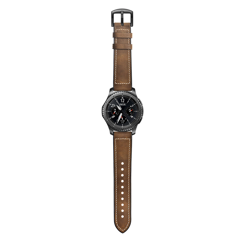 CBSW417 correa de reloj de cuero genuino de cuero retro vintage