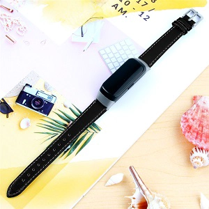 Correa de reloj de cuero genuino CBSW42 para Samsung Galaxy Fit R370