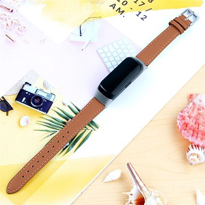 Correa de reloj de cuero genuino CBSW42 para Samsung Galaxy Fit R370