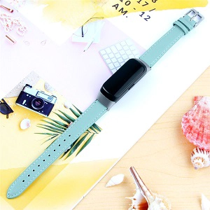 Correa de reloj de cuero genuino CBSW42 para Samsung Galaxy Fit R370
