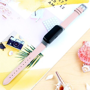 Correa de reloj de cuero genuino CBSW42 para Samsung Galaxy Fit R370