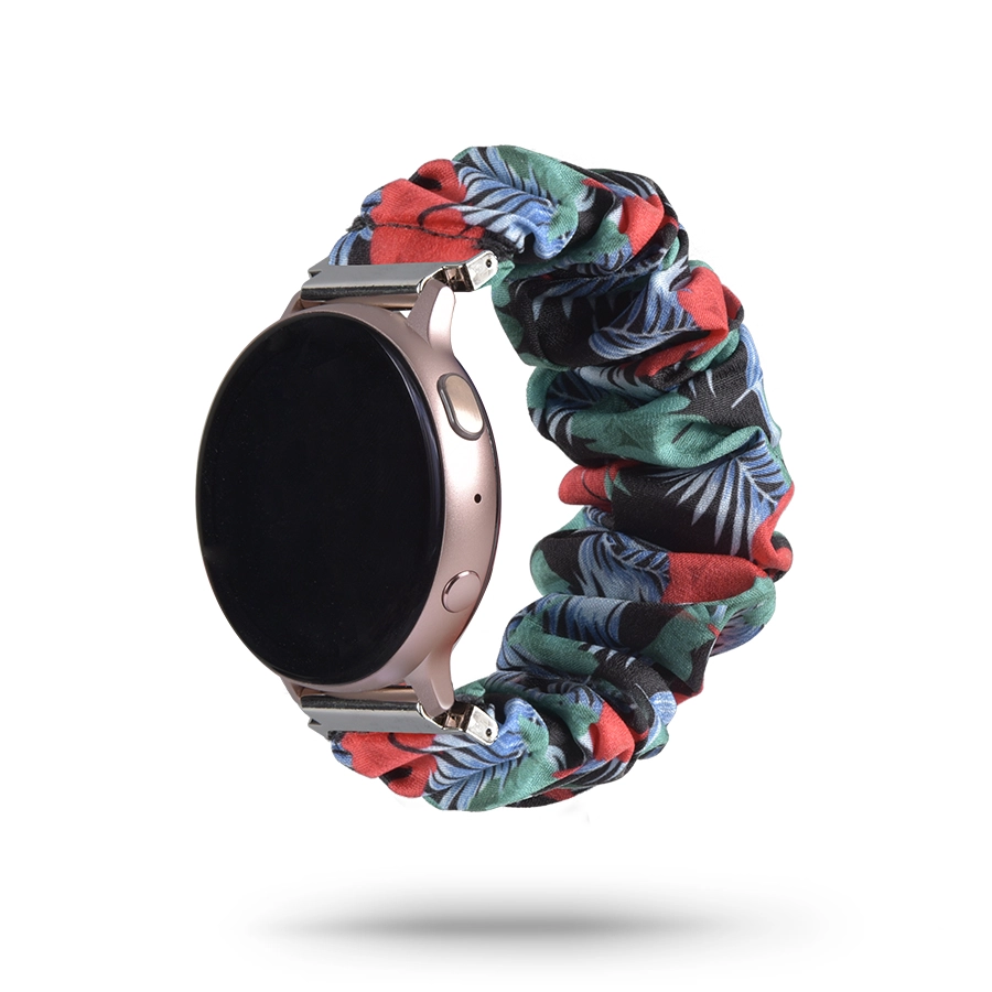 CBSW77 18mm 20mm 22mm Hair Ring Elastic Watch Straps For Samsung Galaxy Watch3 45mm 41mm