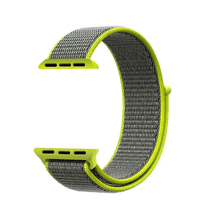 CBTN09 Apple İzle Için Dokuma Naylon Watch Band 44mm 40mm 42mm 38mm
