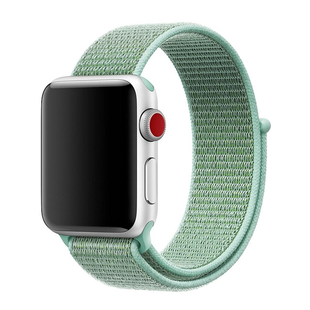 CBTN09 Apple İzle Için Dokuma Naylon Watch Band 44mm 40mm 42mm 38mm