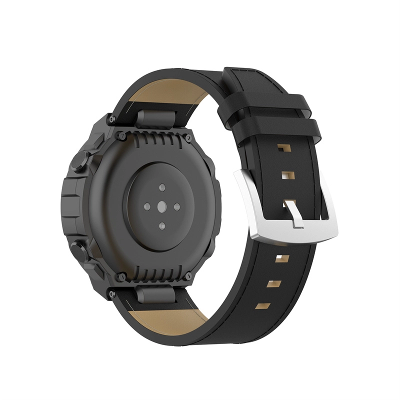 CBtr01 PU Skórzany pasek zegarkowy dla Huami Amazfit T-Rex Pro A1918 Inteligentny zegarek