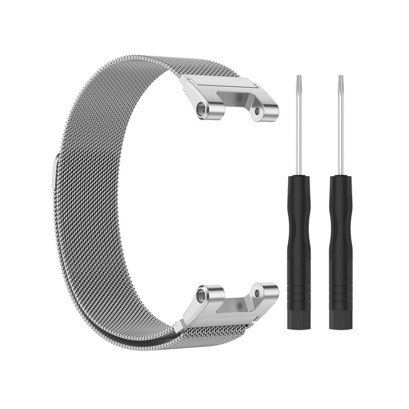 CBTR03クイックリリースミラネーズループステンレス鋼腕時計バンドXiaomi Amazfit T Rex ProのためのCorrea Strap A1918 Correa Strap