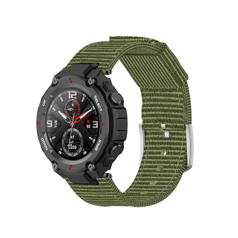 CBTR04 Nylon Striped Reloj Correa para Xiaomi Huami Amazfit T-Rex Pro A1918