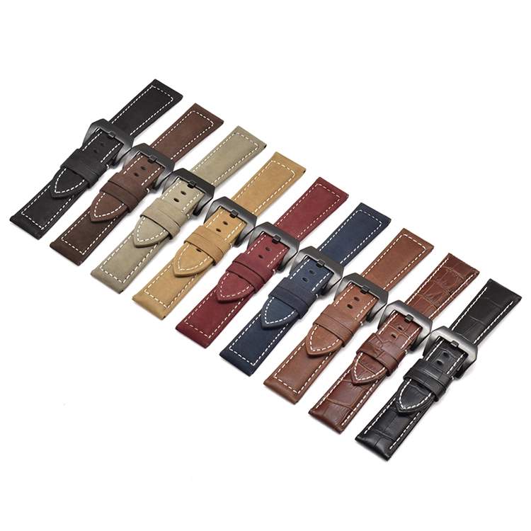 CBUS302-PDH2 Luxury 20mm 22mm 24mm 26mm Genuine Leather Watch Band