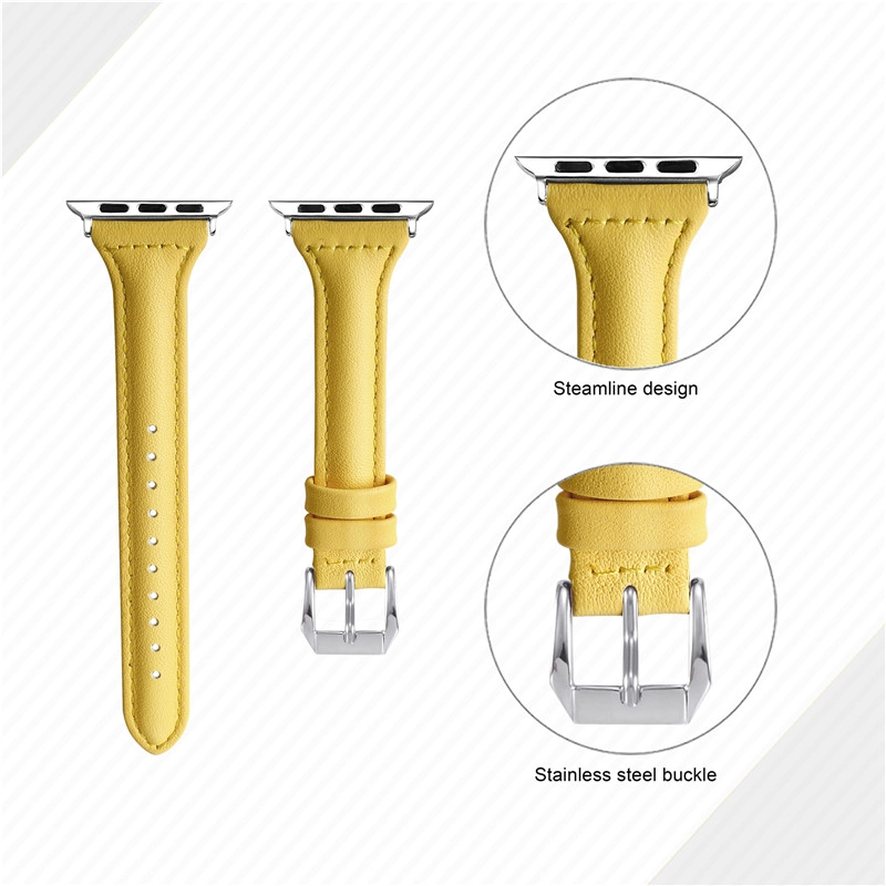 CBWB39 Apple Watch cinturino in pelle di ricambio classico