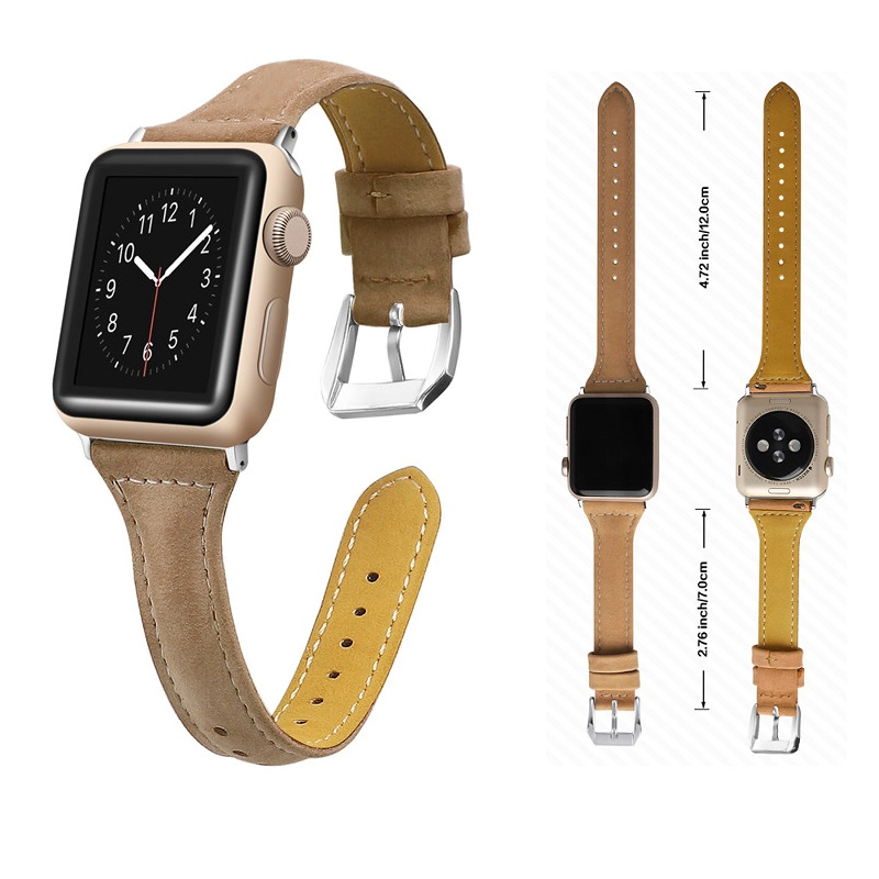 CBWB39 Apple Watch cinturino in pelle di ricambio classico