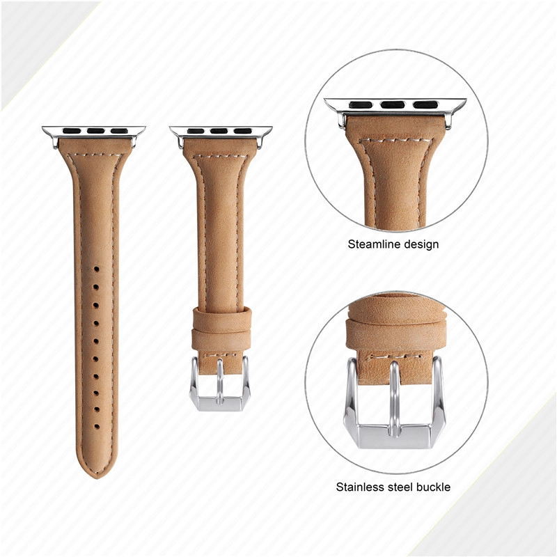 CBWB39 Apple Watch cinturino in pelle di ricambio classico