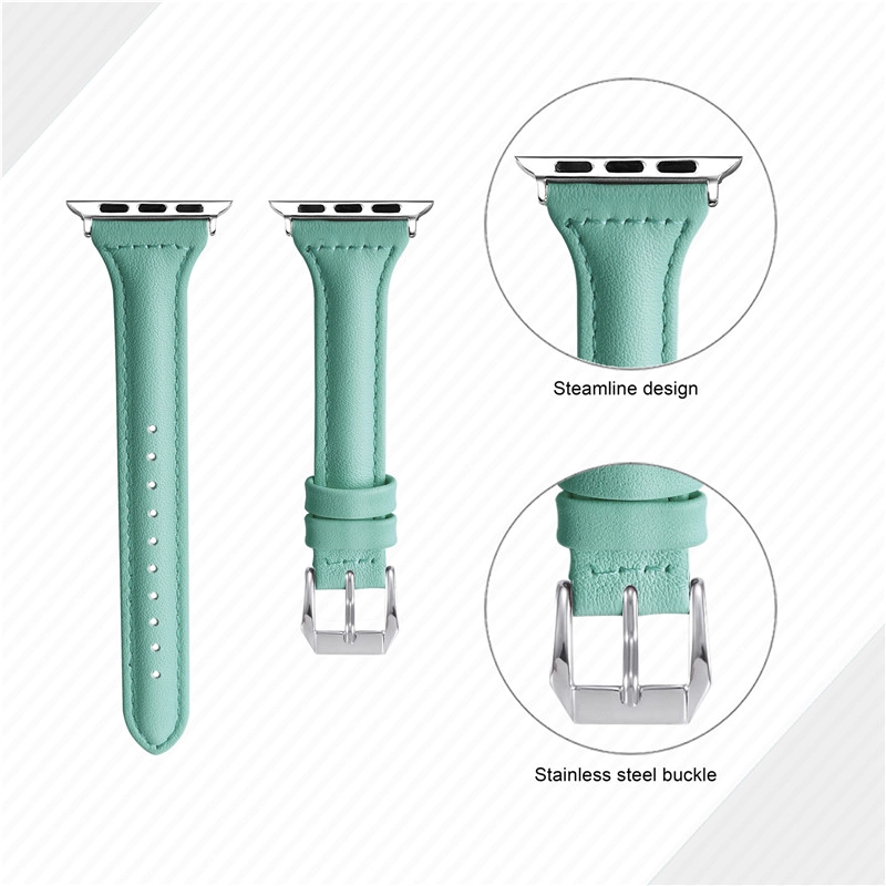 CBWB39 Apple Watch cinturino in pelle di ricambio classico