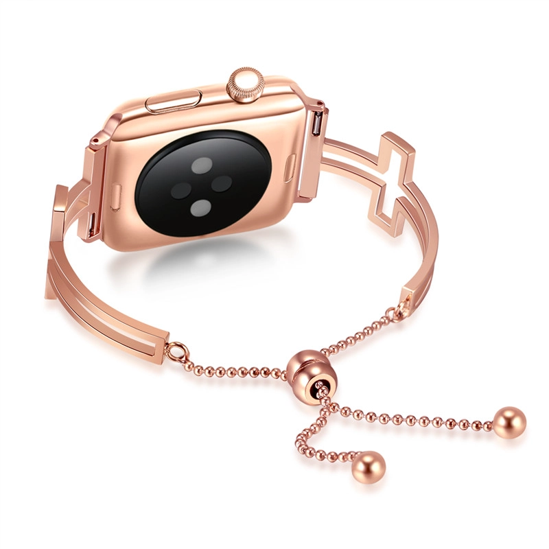 CBWB72 Trendybay Jewelry Ciondolo classico in acciaio inossidabile con ciondolo nappa per iWatch Series 4/3 / 2/1