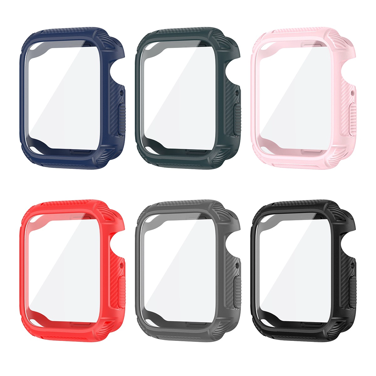 CBWC11 Alrededor de la cubierta protectora de Reloj de PC duro para la caja del reloj de Apple con protector de pantalla