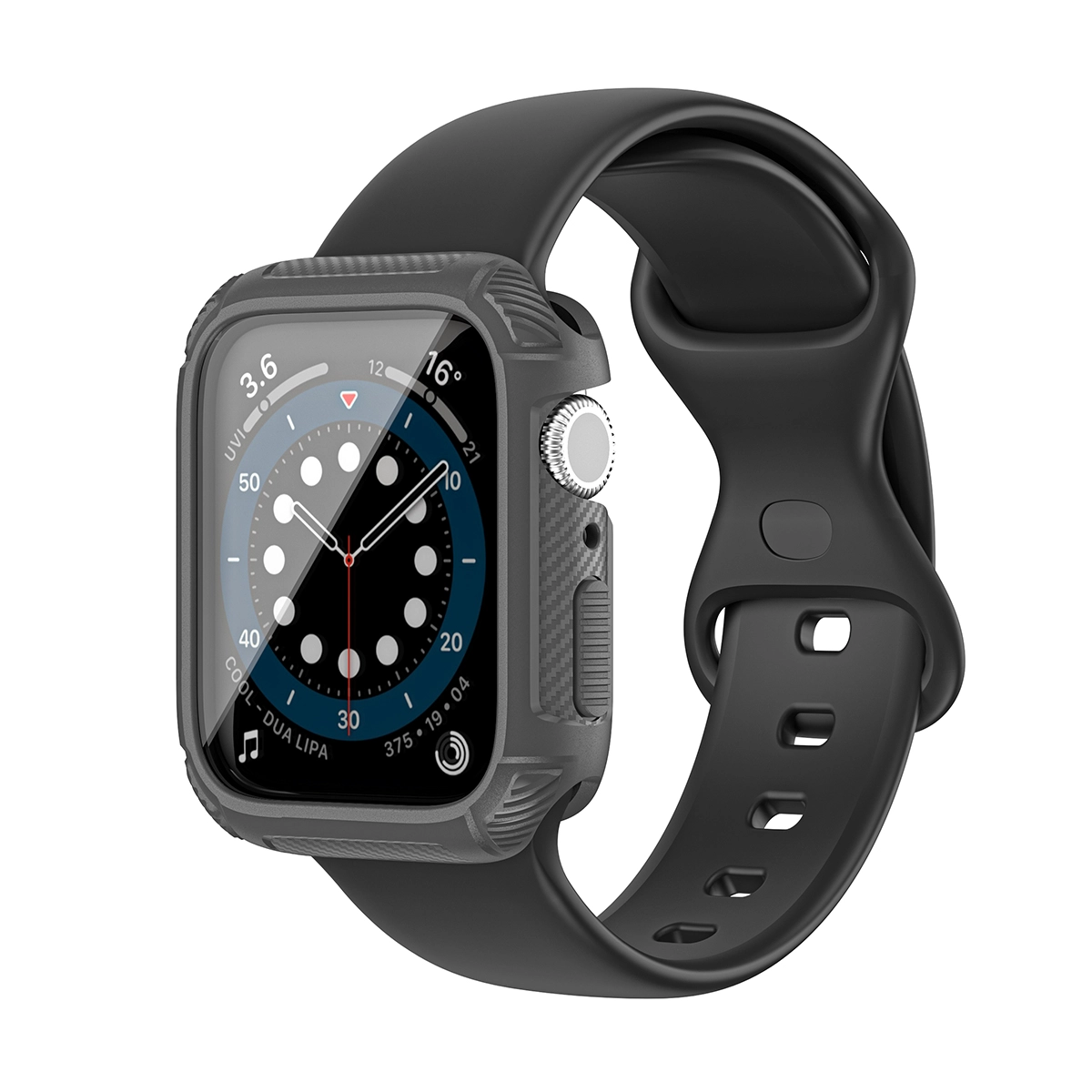 CBWC11 Alrededor de la cubierta protectora de Reloj de PC duro para la caja del reloj de Apple con protector de pantalla