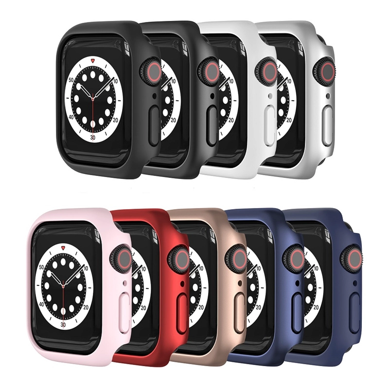 CBWC16 TrendyBay Wholesale Hard PC Cadre Shell Housse de surveillance pour Apple Watch 7 Case 41mm 45mm
