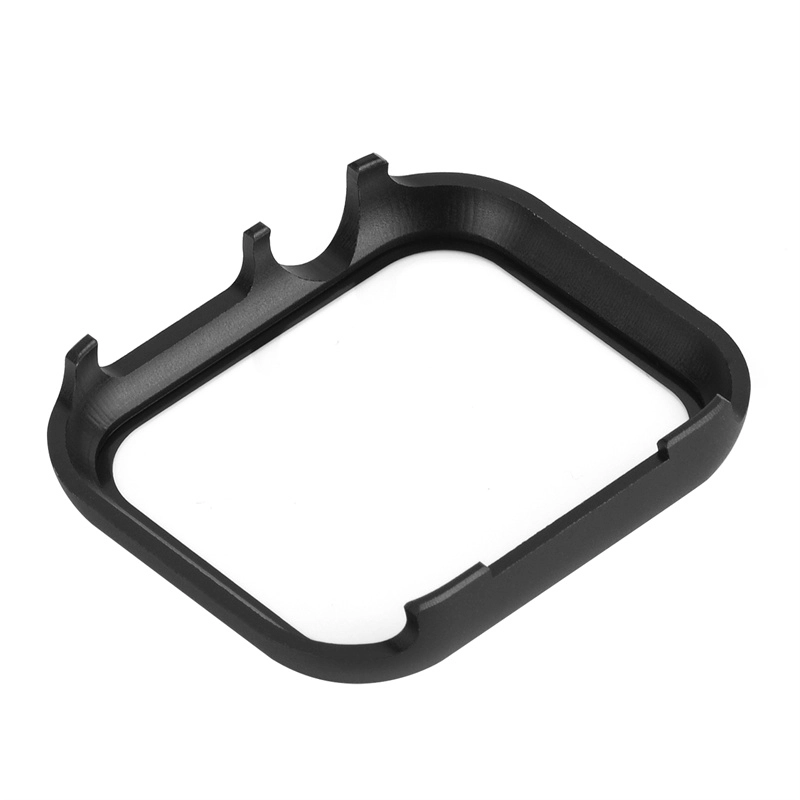 CBWC21 Tempered Glass Full Screen Protector Metal Watch Case For Apple Watch Series 7 41mm 45mm