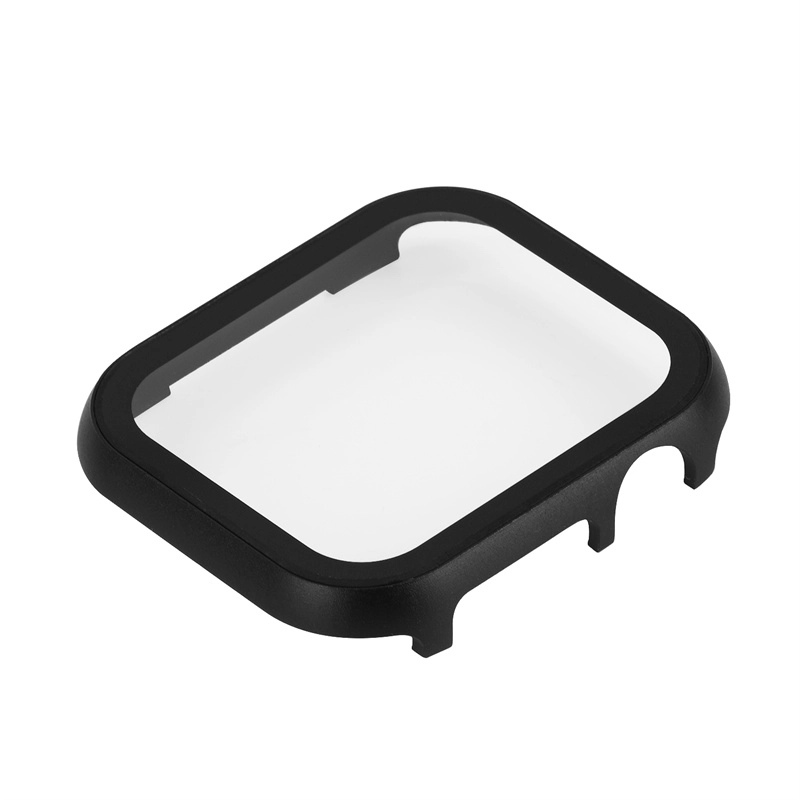 CBWC21 Tempered Glass Full Screen Protector Metal Watch Case For Apple Watch Series 7 41mm 45mm