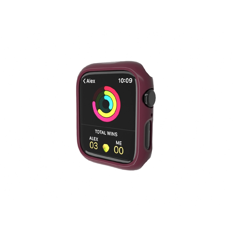 CBWC22 Toptan Şeffaf Temizle Sert PC Çerçeve Kılıfları Kapak Apple Watch Serisi için 7 45mm 41mm