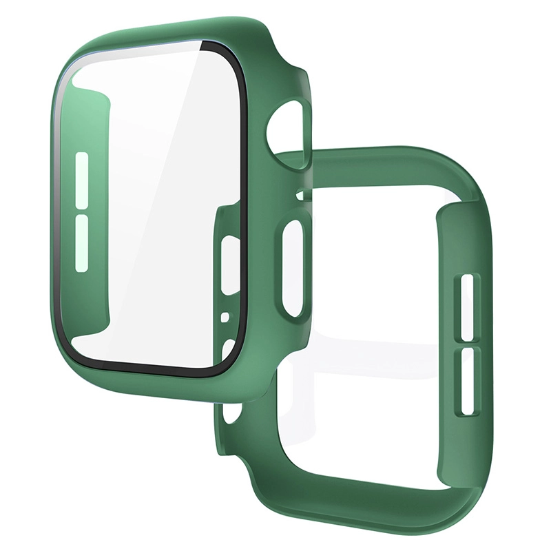 CBWC23 Full Cover Tempered Gla Screen Protector PC Uhren Fall für Apple Watch Serie 6 5 4 3 2 1 38mm 42mm 40mm 44mm