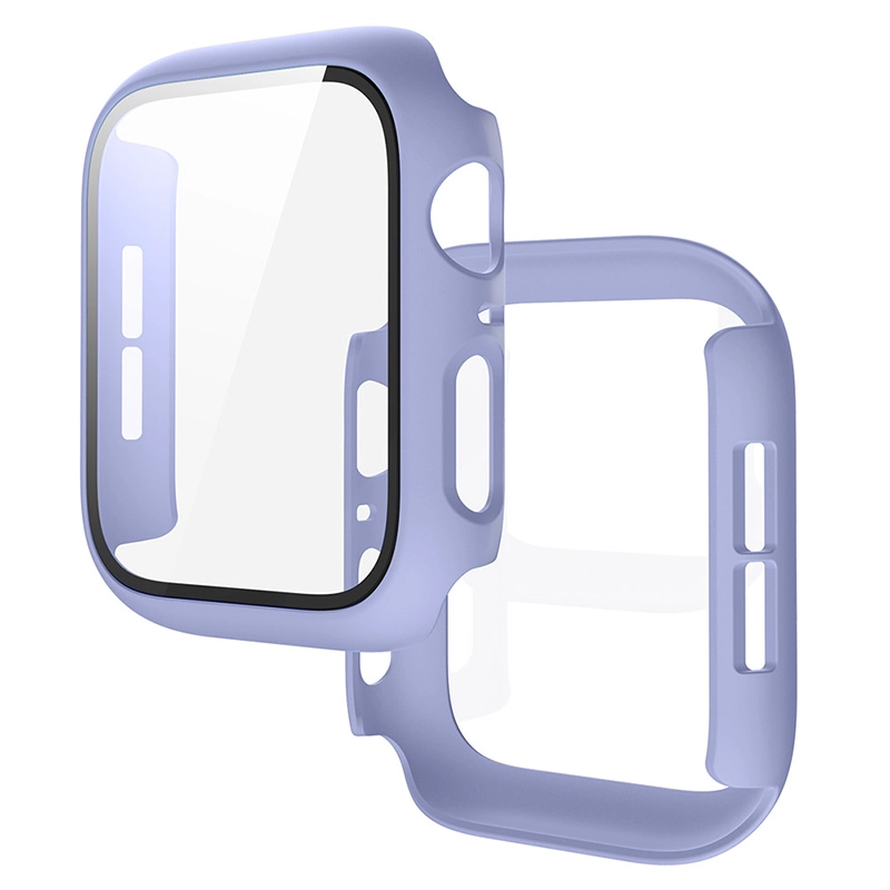 CBWC23 Full Cover Tempered Gla Screen Protector PC Uhren Fall für Apple Watch Serie 6 5 4 3 2 1 38mm 42mm 40mm 44mm