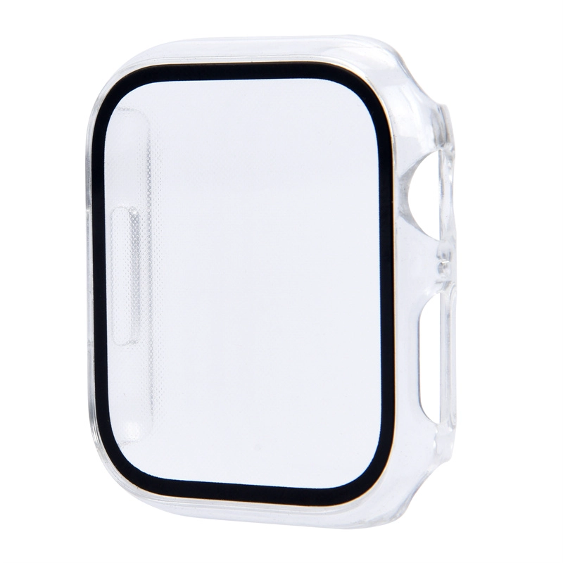 CBWC24 Temperli Cam Ekran Koruyucu Sabit PC Koruyucu Kapak Apple Watch Serisi 8 41mm 45mm için İzleme Örneği