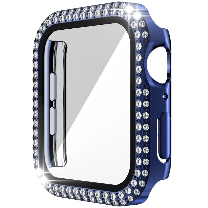 CBWC27 Luxury Diamond Case For Apple Watch Series 8 7 41mm 45mm