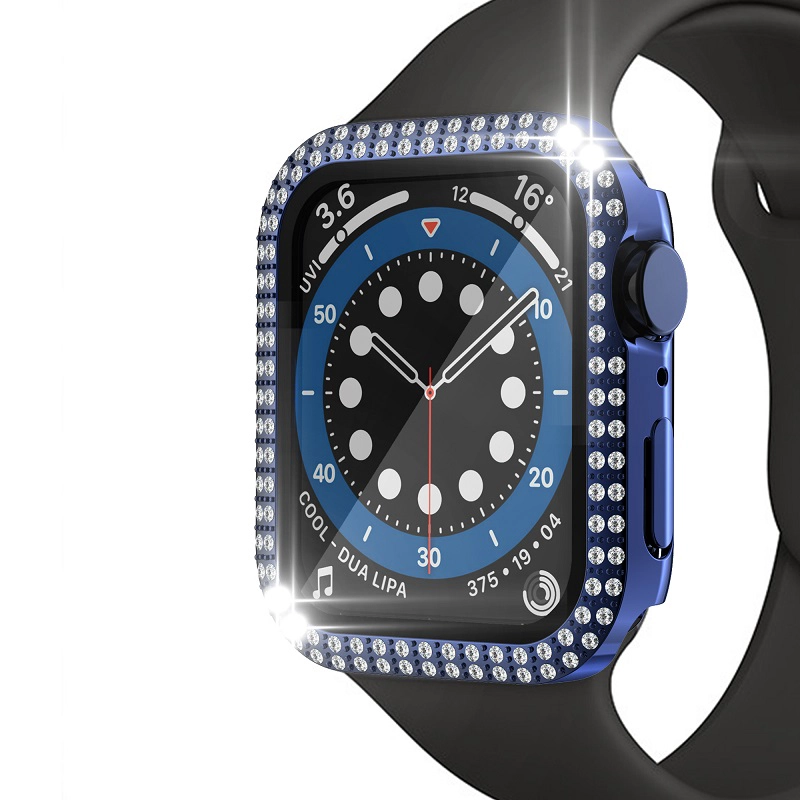 CBWC27 Luxury Diamond Case For Apple Watch Series 8 7 41mm 45mm