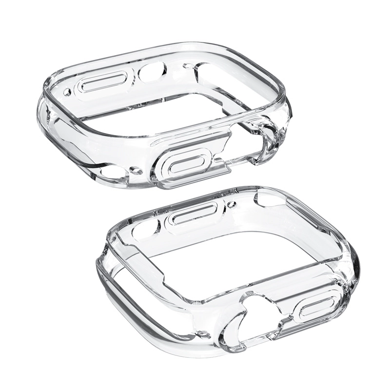 CBWC31 투명한 명확한 TPU 범퍼 커버 스마트 워치 케이스 Apple Watch Ultra 49mm