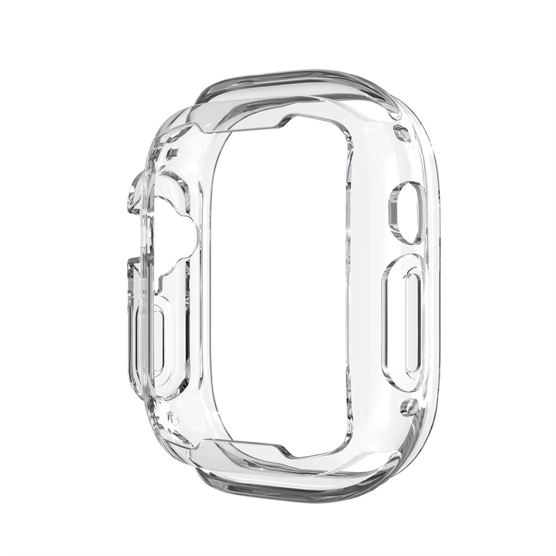 CBWC31 투명한 명확한 TPU 범퍼 커버 스마트 워치 케이스 Apple Watch Ultra 49mm