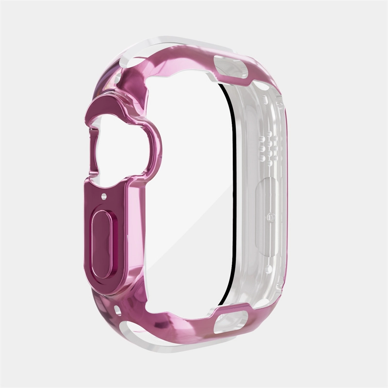 CBWC33 Ultra Thin Full Coverage Electroplating TPU Cases For Apple iWatch Ultra 49mm