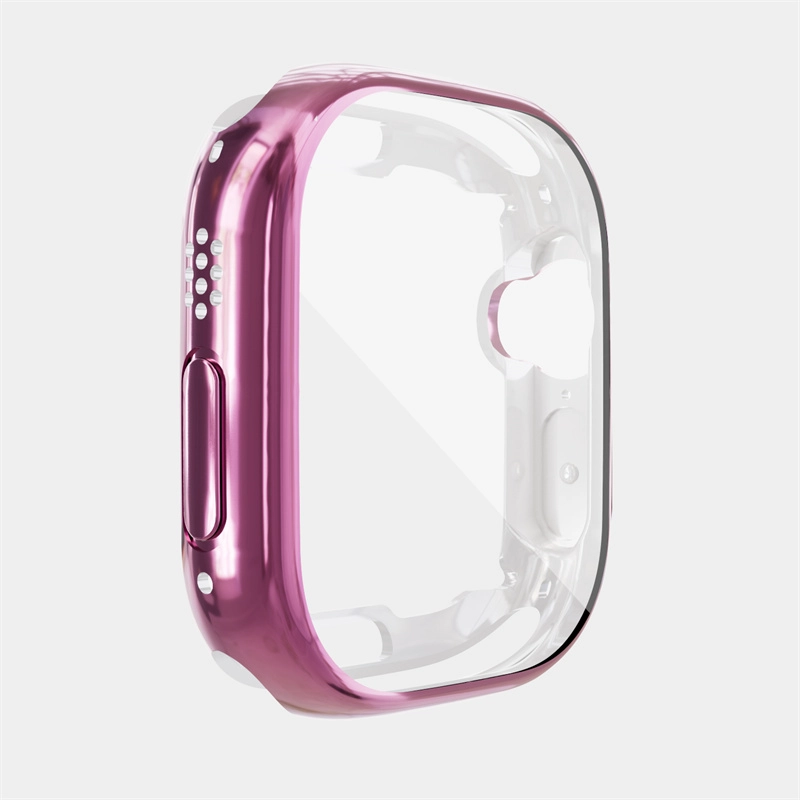 CBWC33 Ultra Thin Full Coverage Electroplating TPU Cases For Apple iWatch Ultra 49mm