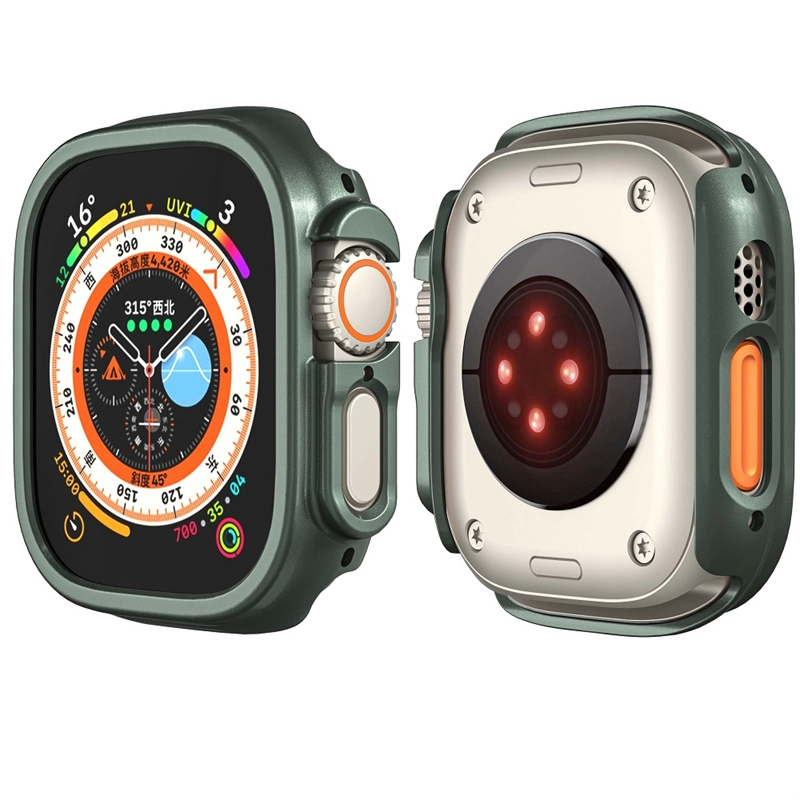 CBWC35 도매 PC 범퍼 시계 Apple Watch Ultra 49mm 인화 유리 영화