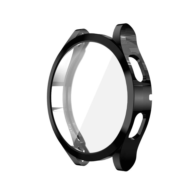CBWPC-02 Full Coverage Screen Protector Cover Clear Plating Soft TPU Shell Protective Case For Samsung Galaxy Watch4 40mm 44mm Case