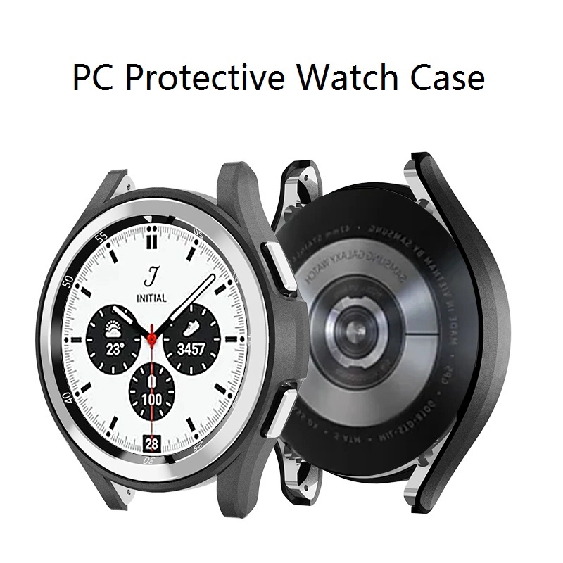 CBWPC-03 PC Frame Shell Watch Protector Case For Samsung Galaxy Watch 4 40mm 44mm Watch4 Classic 42mm 46mm